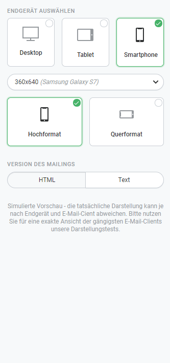 Vorschau Smartphone Online