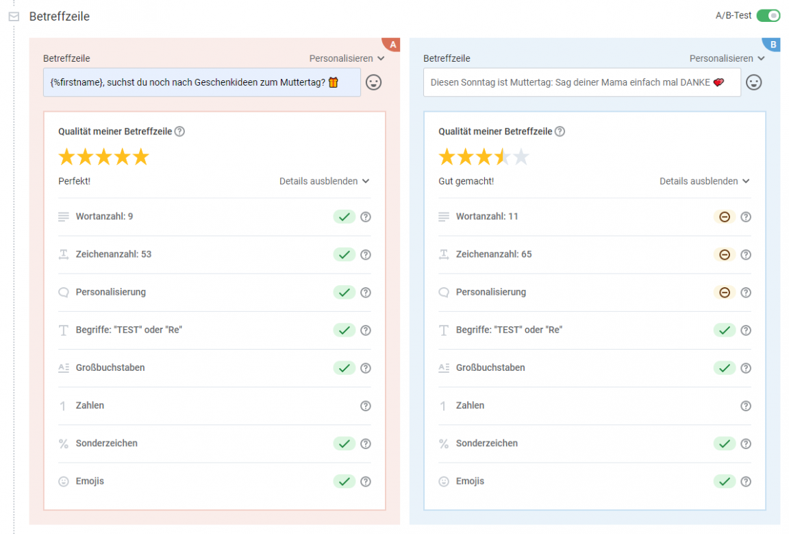 A-B-Test für Newsletter-Betreff-mit-Optimierungstipps