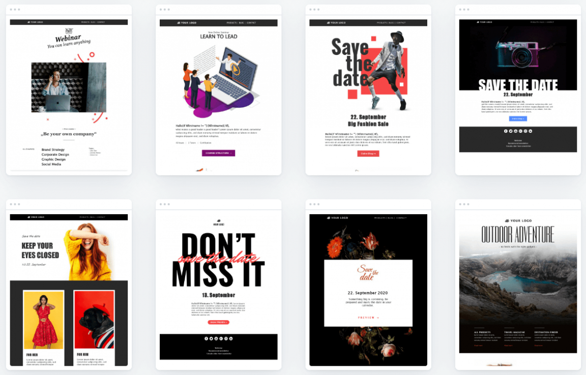 Kostenlose Newsletter-Templates