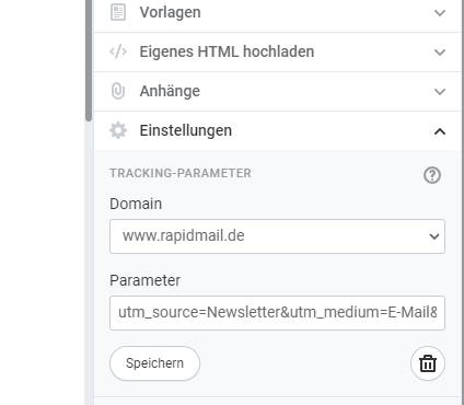 Tracking-Parameter Google Analytics