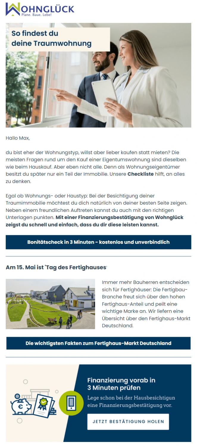 Newsletter Themen Beispiel