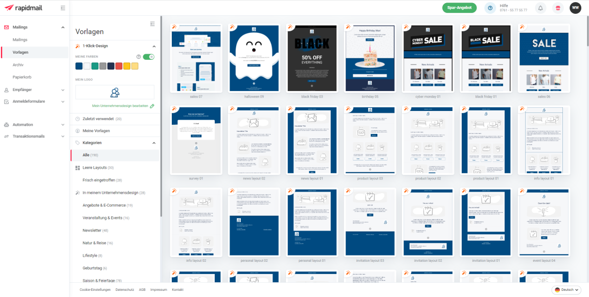 Newsletter-Templates im Corporate Design