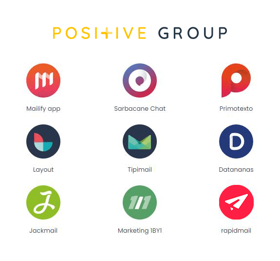 Marken und Tochtergesellschaften der Positive Group