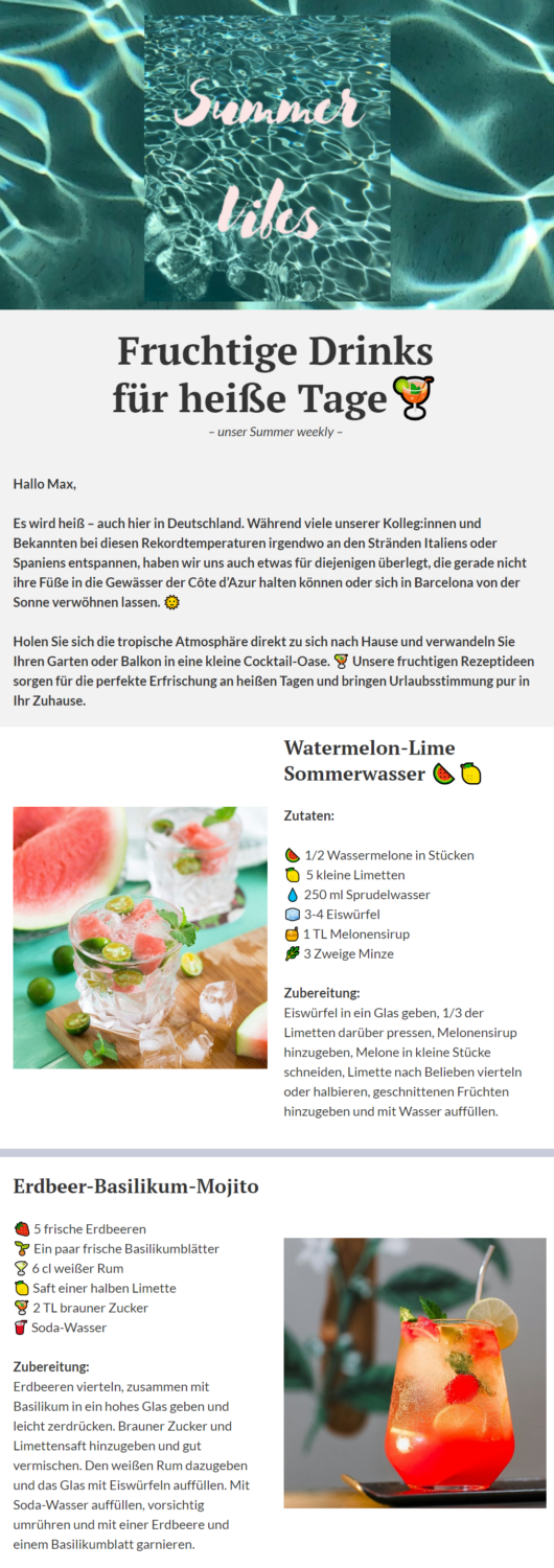 Sommer-Newsletter-Text