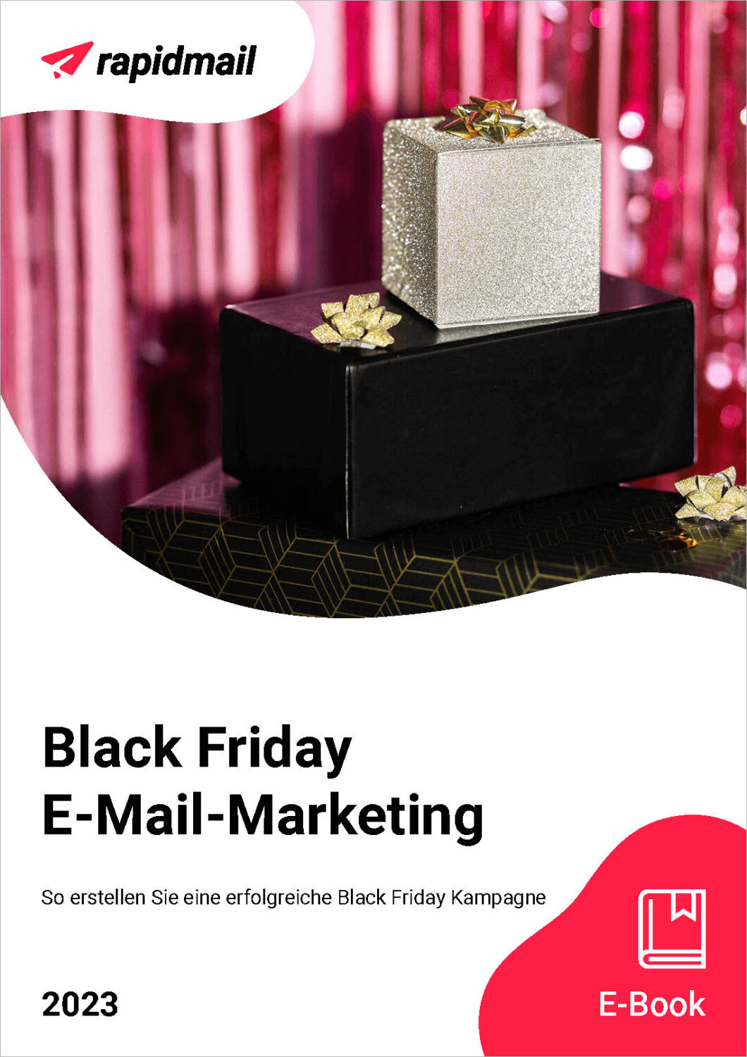 Coverseite des rapidmail E-Books zum Thema Black Friday E-Mail-Marketing