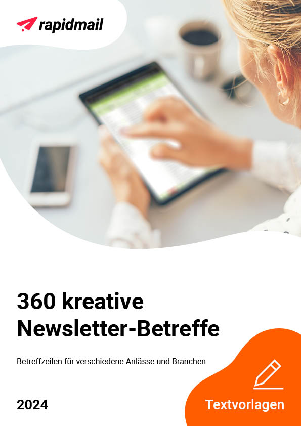 Coverbild 360 kreative Newsletter-Betreffe für verschiedene Anlässe und Branchen