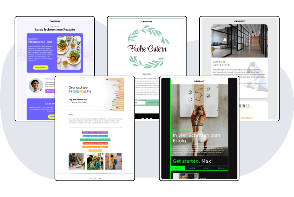 Newsletter-Vorlagen