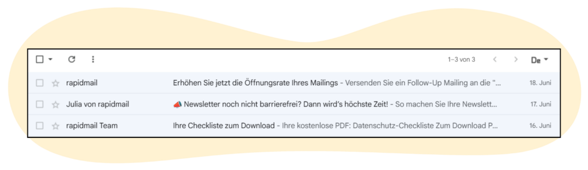 Absendername bei Newslettern für höhere Öffnungsraten