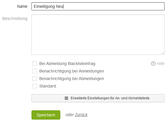 Einwilligung der Empfänger neu einholen