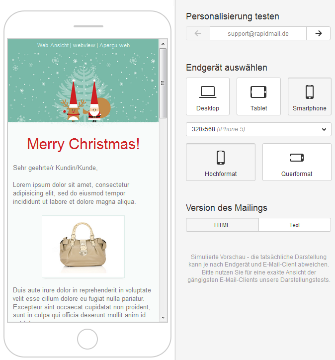 Responsive-Vorschau Funktion 2