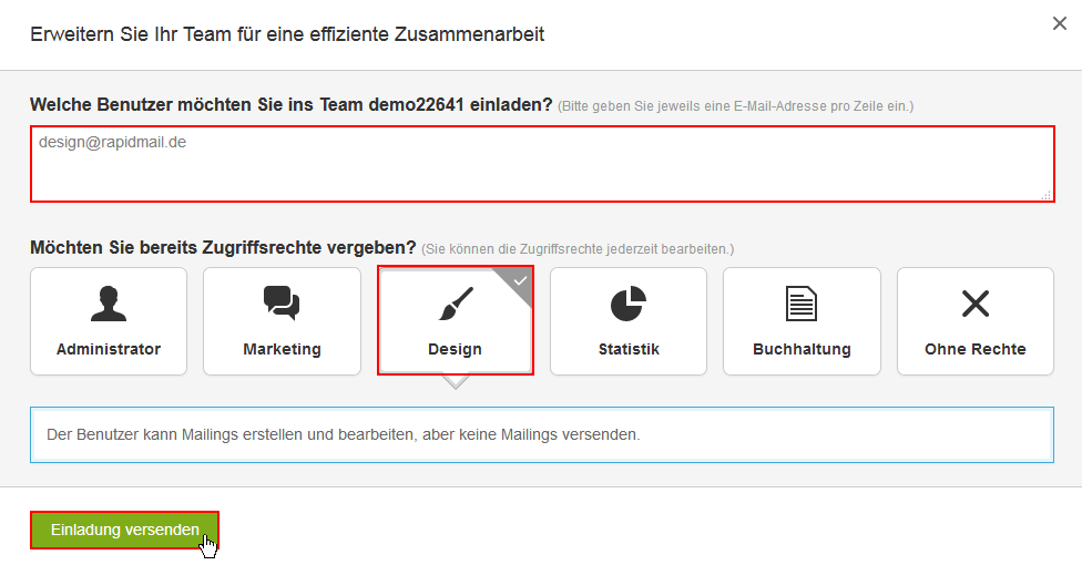 Benutzerverwaltung