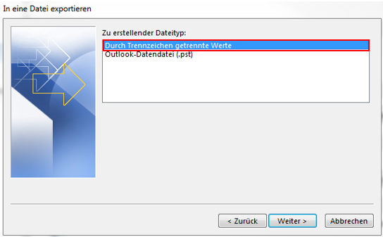 Empfänger aus Outlook