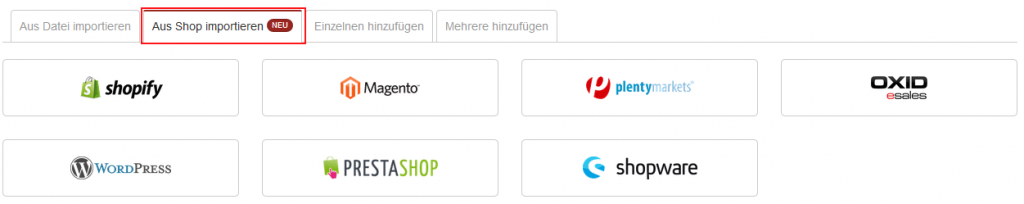 Empfänger hinzufügen