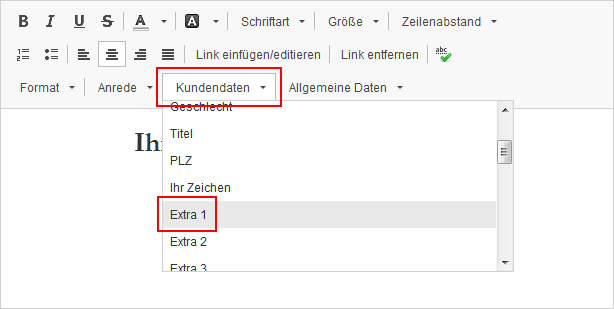 Gutscheincodes in Newsletter einsetzen