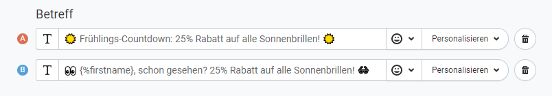 Newsletter-Marketing-Betreffzeile