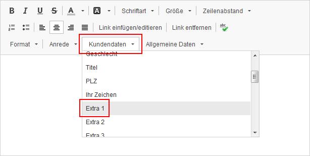 Personalisierte Links verwenden