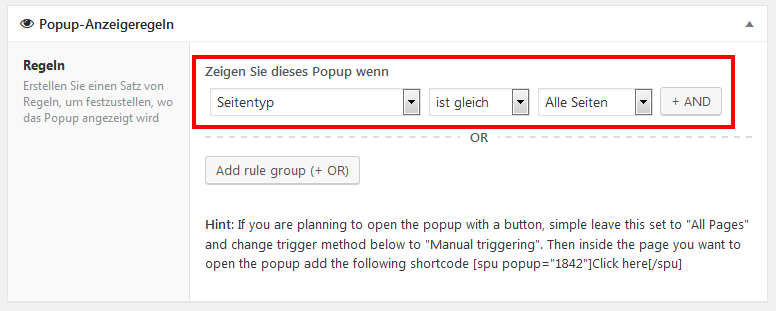 Wordpress Popup Newsletter Anmeldung 4