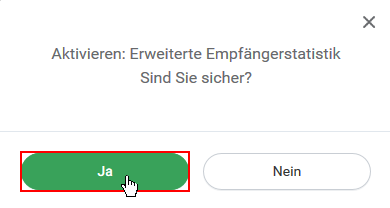 Erweiterte Empfängerstatistik aktivieren