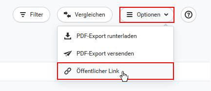 Statistik-Link eines rapidmail-Newsletters aufrufen und weitergeben