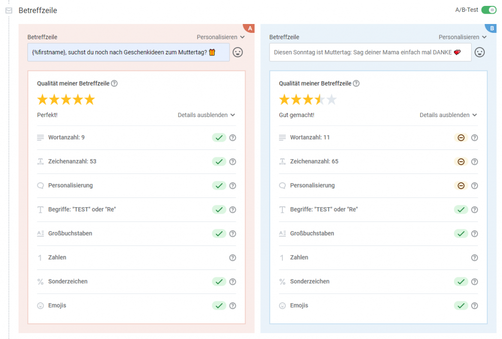 A-B-Test für Newsletter-Betreff-mit-Optimierungstipps