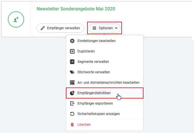 Abmeldegrund abfragen und anzeigen lassen