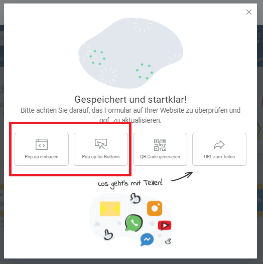 Pop-einnbauen.