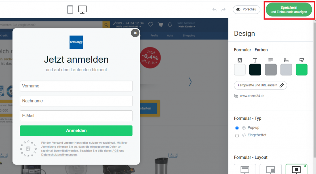 Speichern-und-Einbaucode-Anzeigen