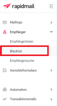 Blacklist-wählen