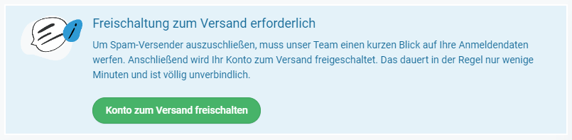 Prüfung auf Spam-Versender