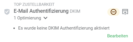 Spam-Test zur Email-Authentifizierung DKIM