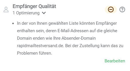 Spam-Test_Abgleich Absender- und Empfängeradressen