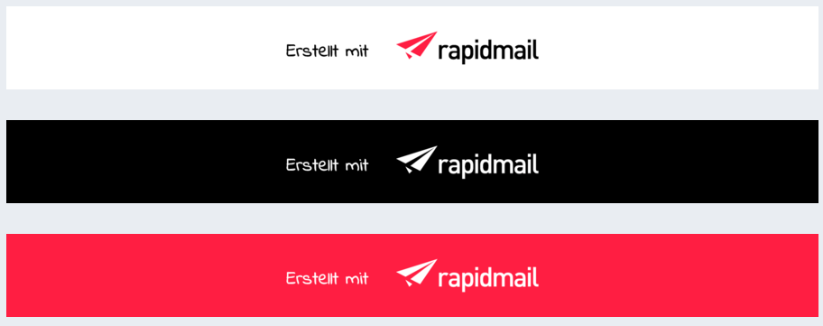 Werbebanner rapidmail